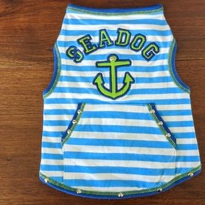 Dog Tank Sea Dog Shirt Small 🐶
